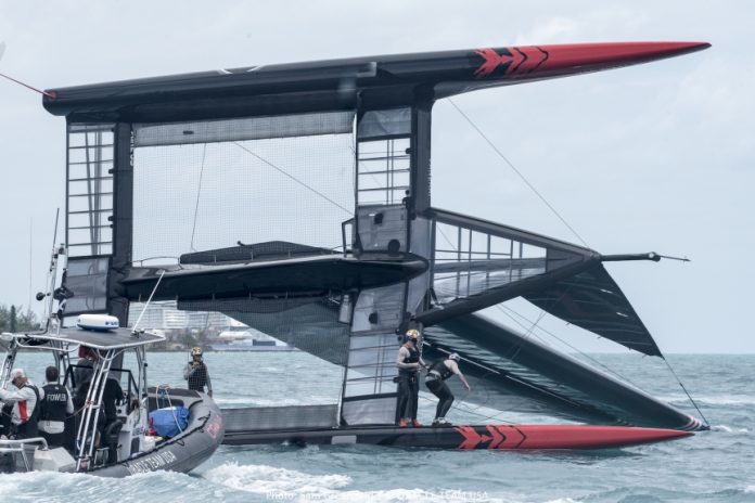 ORACLE TEAM USA training in Bermuda