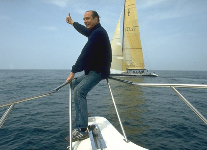 Jacques Chirac et l'America's Cup
