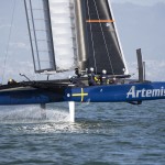 Artemis Racing practice session