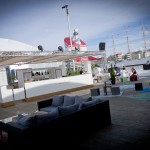 L’espace VIP sur le village