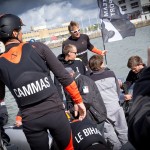 Groupama embarque pour les deux manches du jour